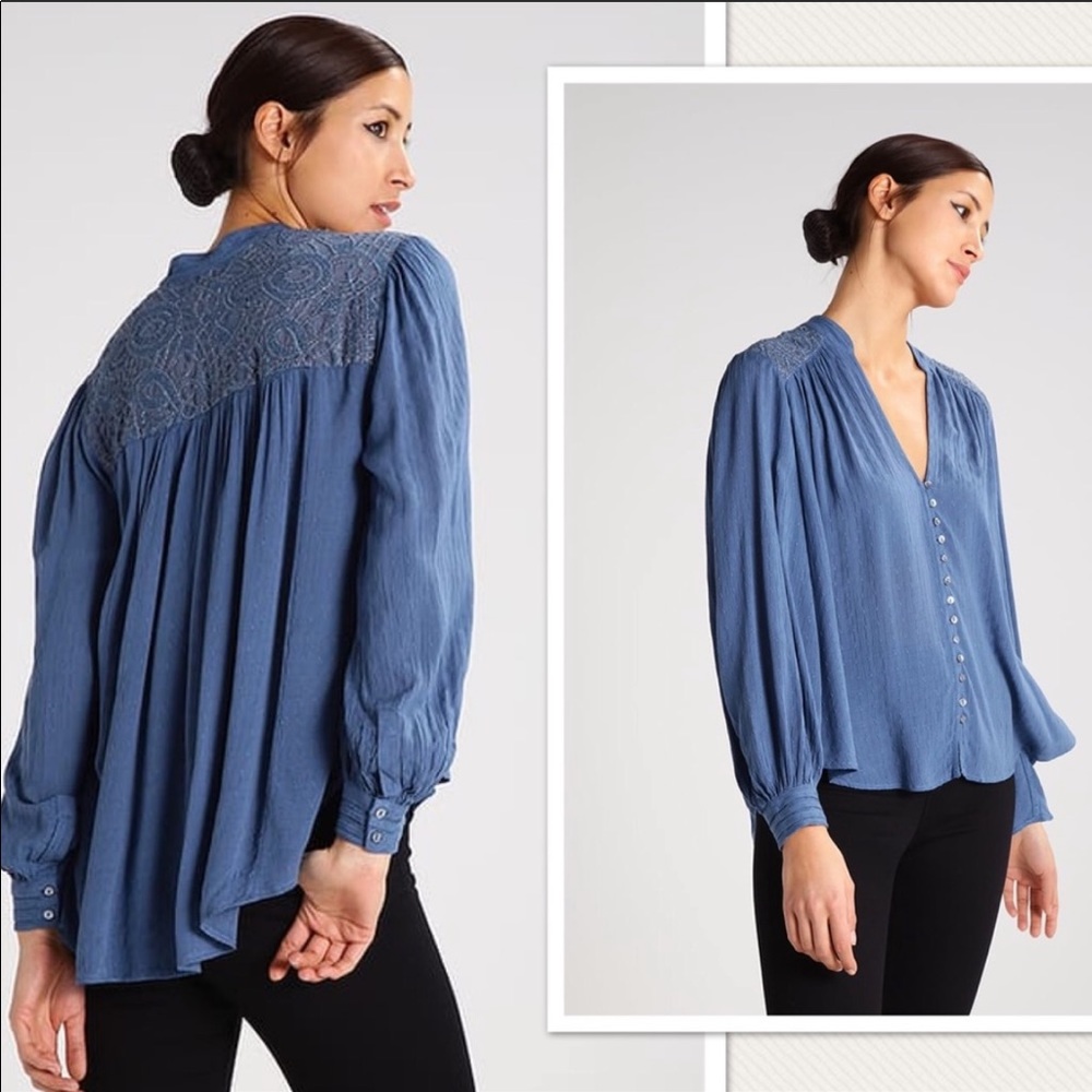 Free People Canyon Rose Blouse